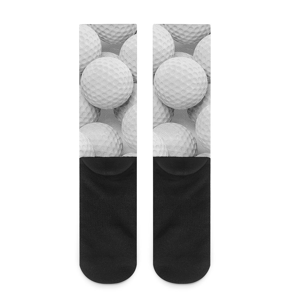 Golf Ball 3D Print Crew Socks