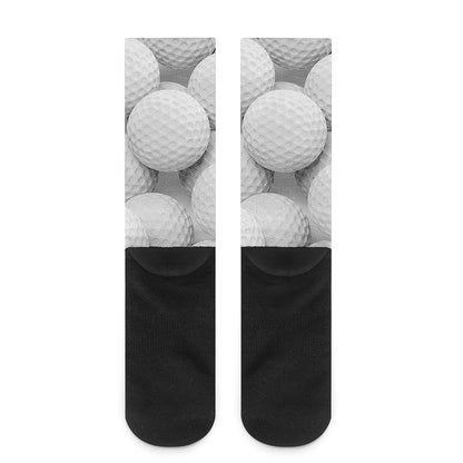 Golf Ball 3D Print Crew Socks