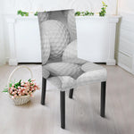 Golf Ball 3D Print Dining Chair Slipcover