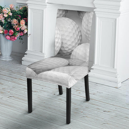 Golf Ball 3D Print Dining Chair Slipcover