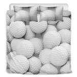 Golf Ball 3D Print Duvet Cover Bedding Set