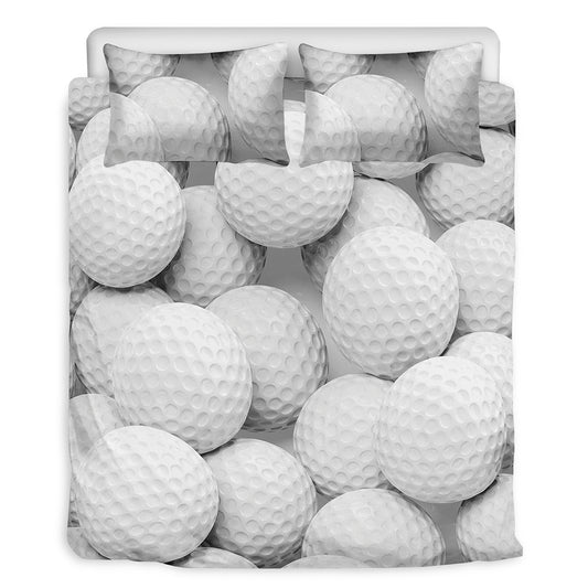 Golf Ball 3D Print Duvet Cover Bedding Set