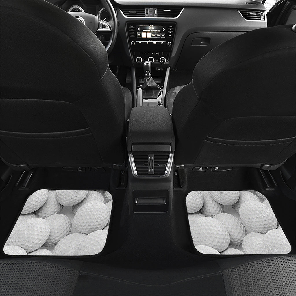 Golf Ball 3D Print Front and Back Car Floor Mats