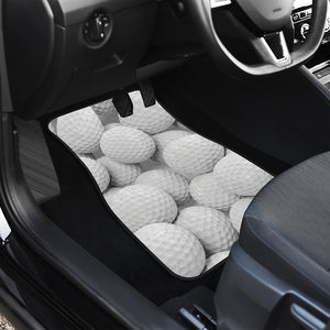 Golf Ball 3D Print Front and Back Car Floor Mats