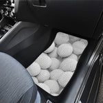 Golf Ball 3D Print Front and Back Car Floor Mats