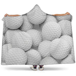 Golf Ball 3D Print Hooded Blanket
