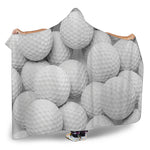 Golf Ball 3D Print Hooded Blanket