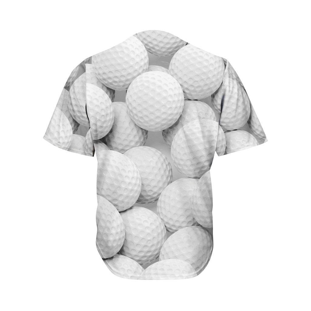 Golf Ball 3D Print Men's Baseball Jersey