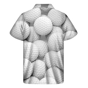 Golf Ball 3D Print Men's Short Sleeve Shirt