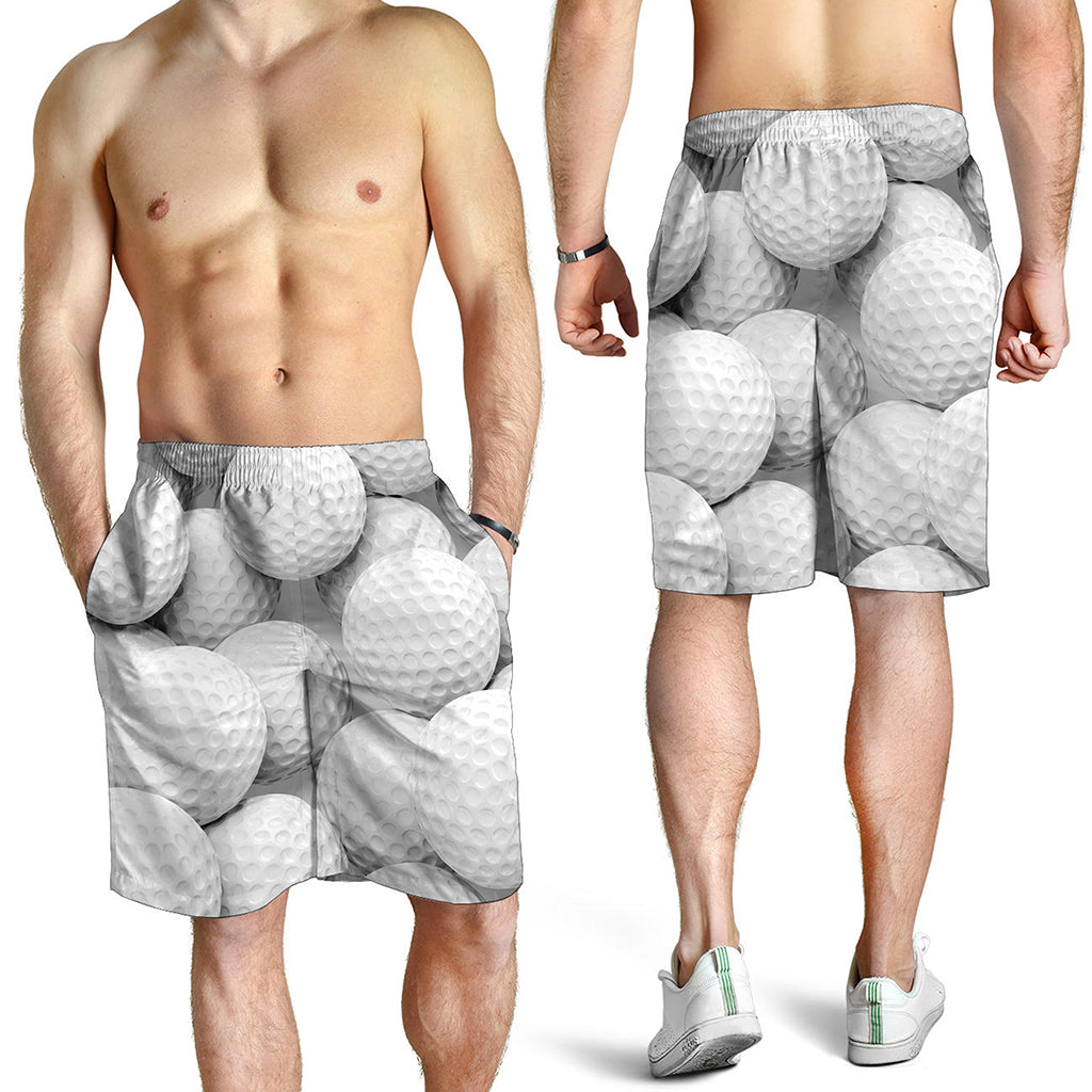 Golf Ball 3D Print Men's Shorts