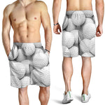 Golf Ball 3D Print Men's Shorts