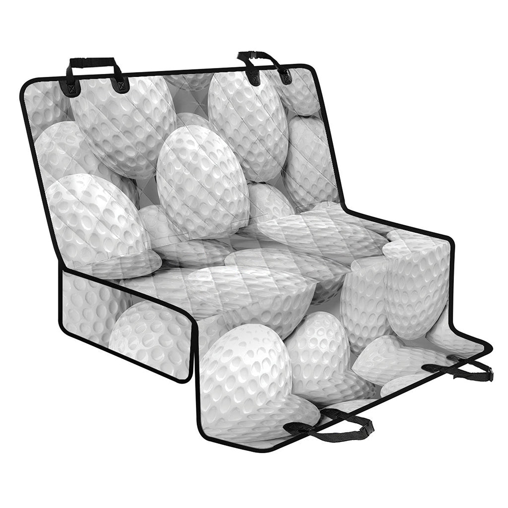 Golf Ball 3D Print Pet Car Back Seat Cover