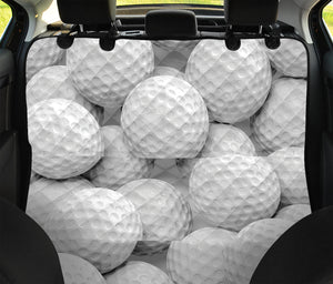 Golf Ball 3D Print Pet Car Back Seat Cover