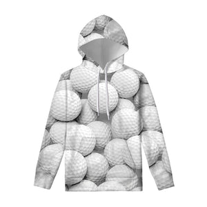 Golf Ball 3D Print Pullover Hoodie