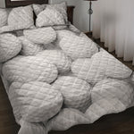 Golf Ball 3D Print Quilt Bed Set