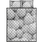 Golf Ball 3D Print Quilt Bed Set
