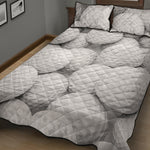 Golf Ball 3D Print Quilt Bed Set
