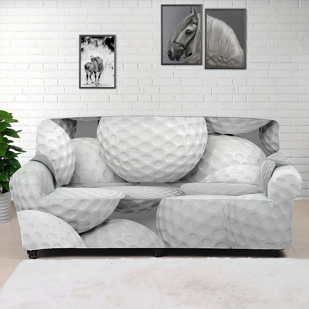 Golf Ball 3D Print Sofa Cover