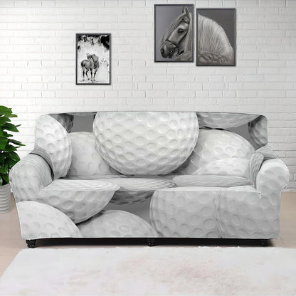 Golf Ball 3D Print Sofa Cover