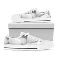 Golf Ball 3D Print White Low Top Sneakers