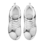 Golf Ball 3D Print White Sneakers