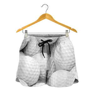 Golf Ball 3D Print Women's Shorts