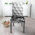 Golf Ball Breaking Wall Print Dining Chair Slipcover
