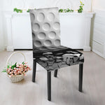 Golf Ball Breaking Wall Print Dining Chair Slipcover