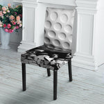 Golf Ball Breaking Wall Print Dining Chair Slipcover
