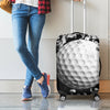 Golf Ball Breaking Wall Print Luggage Cover