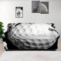 Golf Ball Breaking Wall Print Sofa Cover