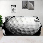 Golf Ball Breaking Wall Print Sofa Cover
