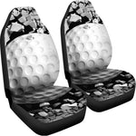 Golf Ball Breaking Wall Print Universal Fit Car Seat Covers