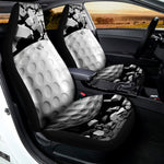 Golf Ball Breaking Wall Print Universal Fit Car Seat Covers