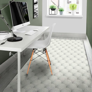 Golf Ball Pattern Print Area Rug