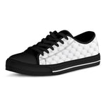 Golf Ball Pattern Print Black Low Top Shoes