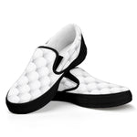 Golf Ball Pattern Print Black Slip On Shoes