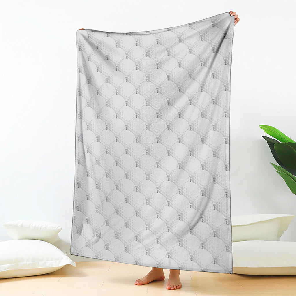 Golf Ball Pattern Print Blanket