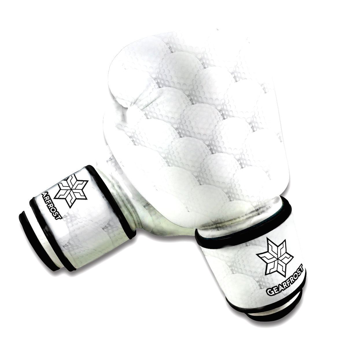Golf Ball Pattern Print Boxing Gloves