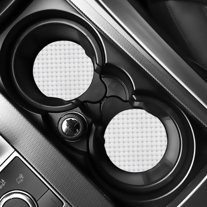 Golf Ball Pattern Print Car Coasters