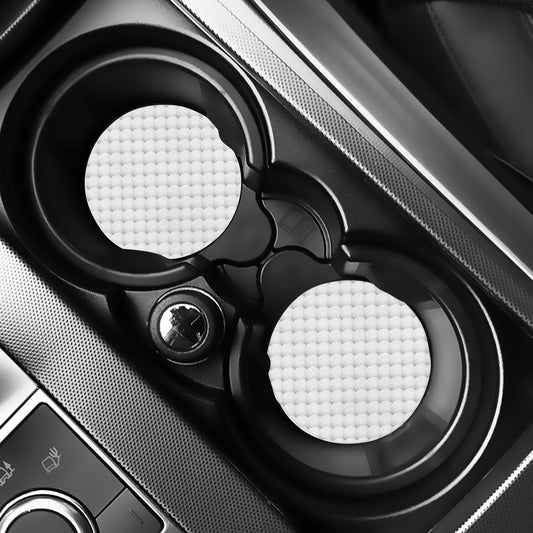 Golf Ball Pattern Print Car Coasters