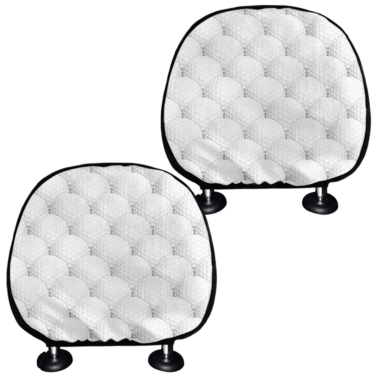 Golf Ball Pattern Print Car Headrest Covers
