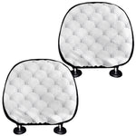 Golf Ball Pattern Print Car Headrest Covers