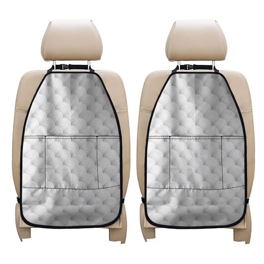 Golf Ball Pattern Print Car Seat Organizers