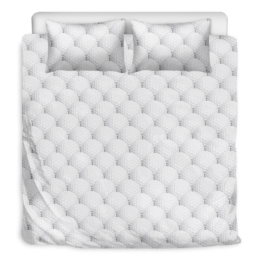 Golf Ball Pattern Print Duvet Cover Bedding Set
