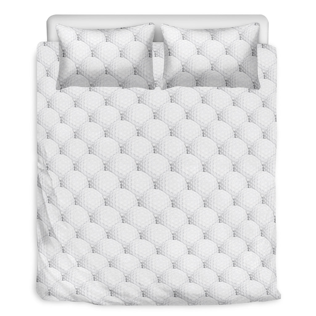 Golf Ball Pattern Print Duvet Cover Bedding Set