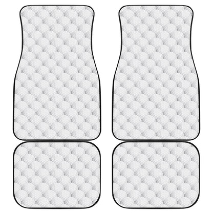 Golf Ball Pattern Print Front and Back Car Floor Mats