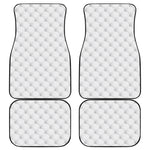 Golf Ball Pattern Print Front and Back Car Floor Mats