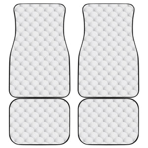 Golf Ball Pattern Print Front and Back Car Floor Mats