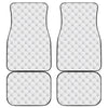 Golf Ball Pattern Print Front and Back Car Floor Mats